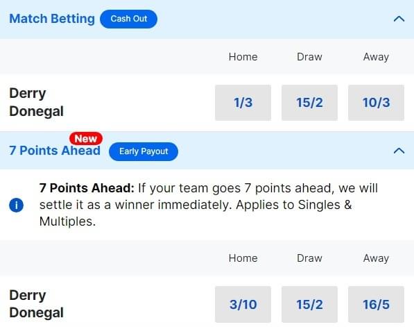 Derry v Donegal Betting Odds Ulster Championship 2024 Derry v Donegal Betting Odds Ulster Championship 2024