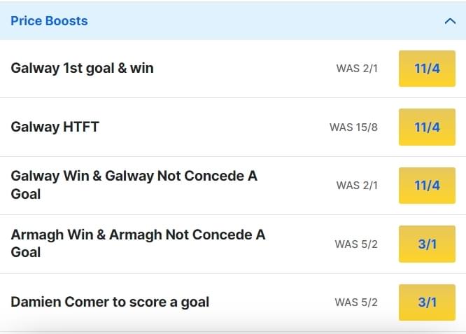 Galway v Armagh Odds Price Boosts 2024 All Ireland Football Final Galway v Armagh Odds Price Boosts 2024 All Ireland Football Final