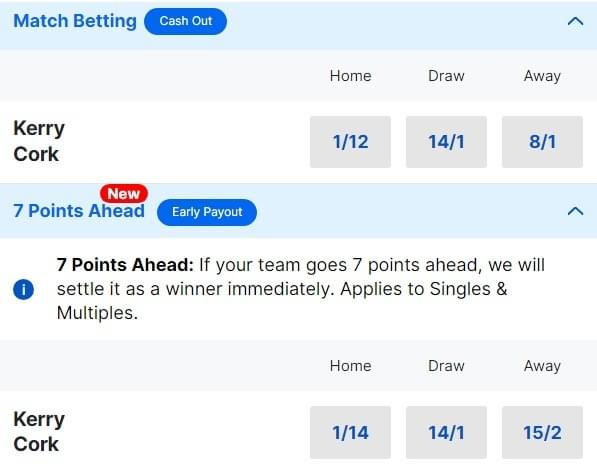 Kerry v Cork Betting Odds Munster Football Championship 2024 Kerry v Cork Betting Odds Munster Football Championship 2024