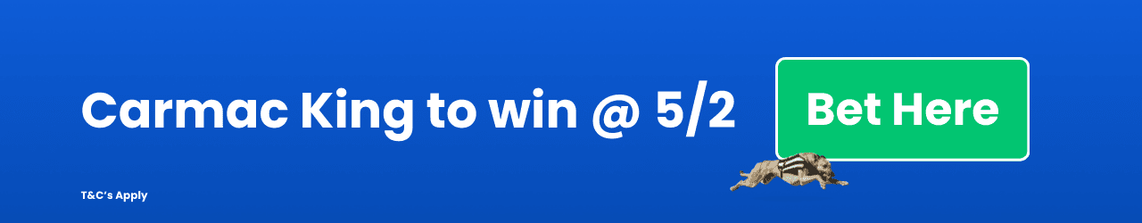 Carmac King to win Carmac King to win