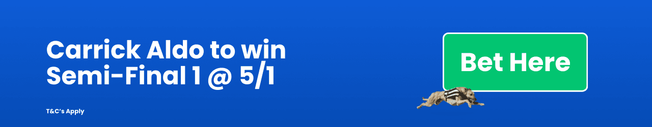 Carrick Aldo to win Semi Final Add to Betslip Carrick Aldo to win Semi Final Add to Betslip