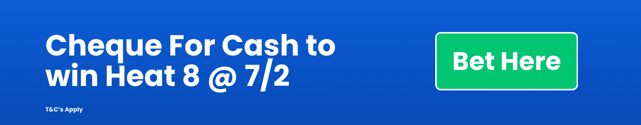 Cheque For Cash to win Heat 8 7 2 Add to betslip Cheque For Cash to win Heat 8 7 2 Add to betslip