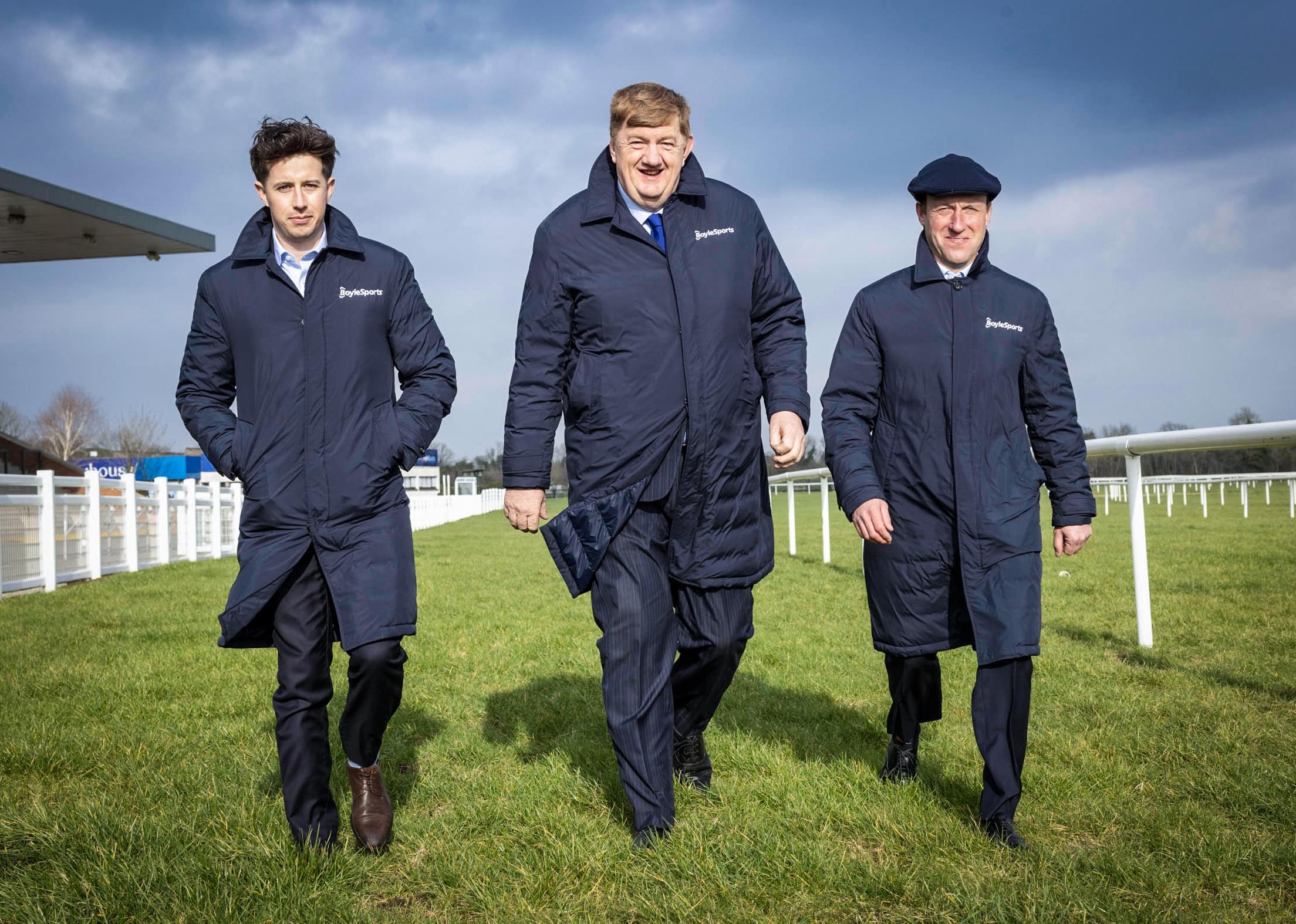 BoyleSports Horse Racing Ambassadors Bryan Cooper, Shark Hanlon, and Robbie Power BoyleSports Horse Racing Ambassadors Bryan Cooper, Shark Hanlon, and Robbie Power