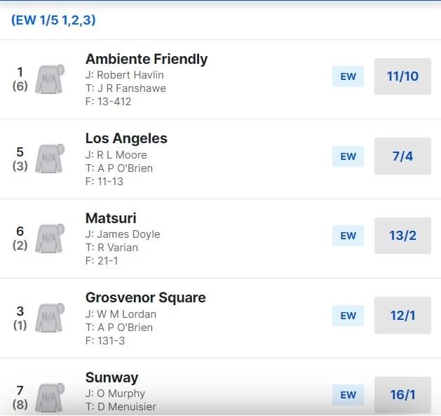 Irish Derby Betting Odds 2024 Irish Derby Betting Odds 2024