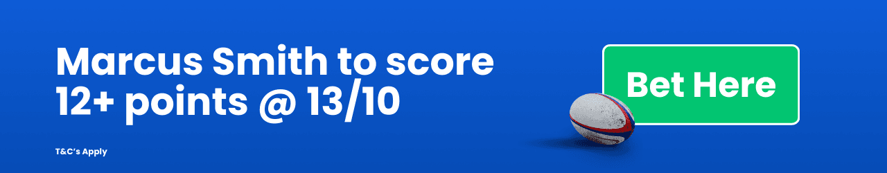 Marcus Smith to score 12 points Add to Betslip Marcus Smith to score 12 points Add to Betslip