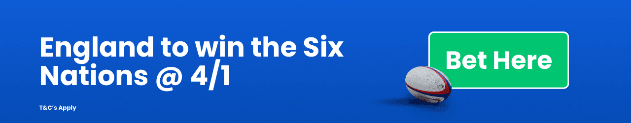 England to win the Six Nations Add to betslip England to win the Six Nations Add to betslip