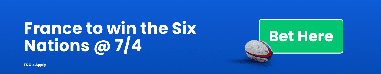 France to win the Six Nations Add to betslip France to win the Six Nations Add to betslip