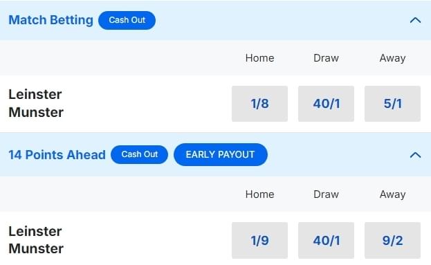 Leinster v Munster Betting Odds URC 2024 25 Leinster v Munster Betting Odds URC 2024 25