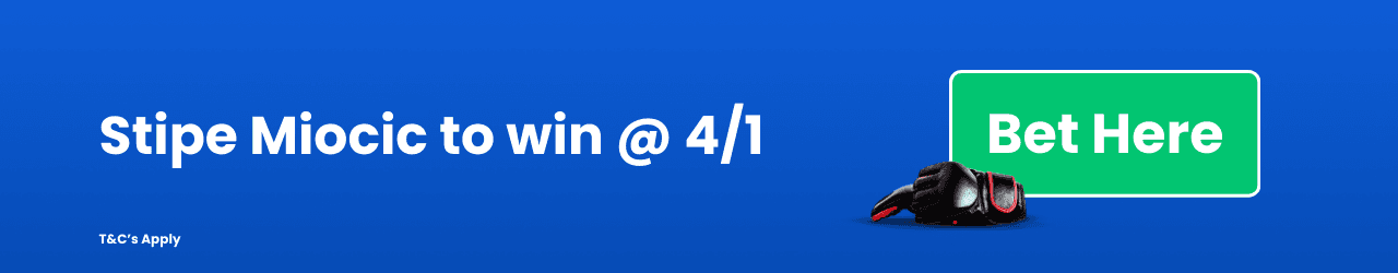 Stipe Miocic to win Add to Betslip Stipe Miocic to win Add to Betslip