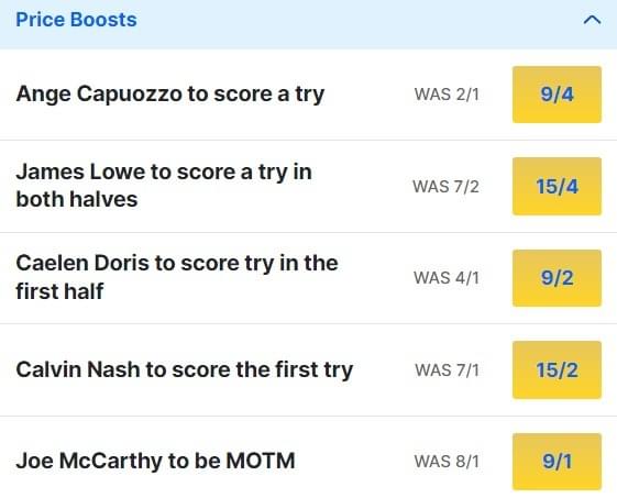 Ireland v Italy Odds Price Boosts - Six Nations