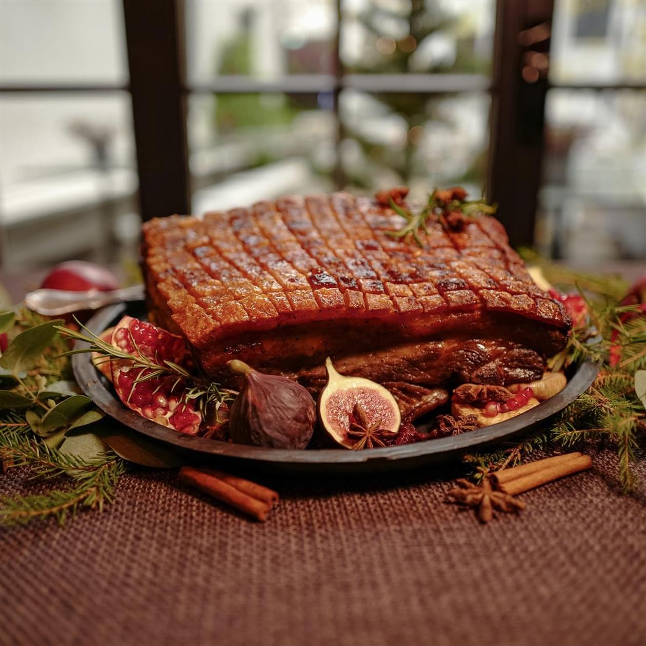 Langtidsstekt ribbe med fiken | Kolonihagen