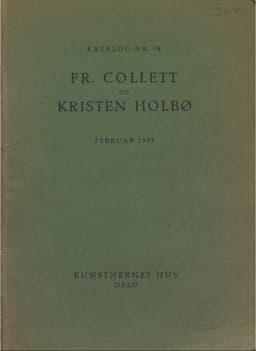 1933 Fr Collett og Kristen Holbø