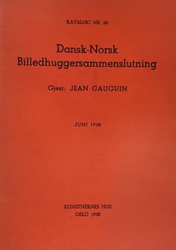 1938 Dansk Norsk Billedhuggersammenslutning