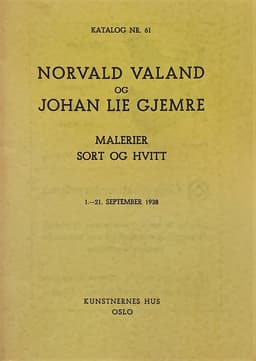 1938 Norvald Valand og Johan Lie Gjemre
