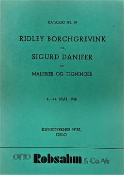 1938 Ridley Borchgtrvink Sigurd Danifer