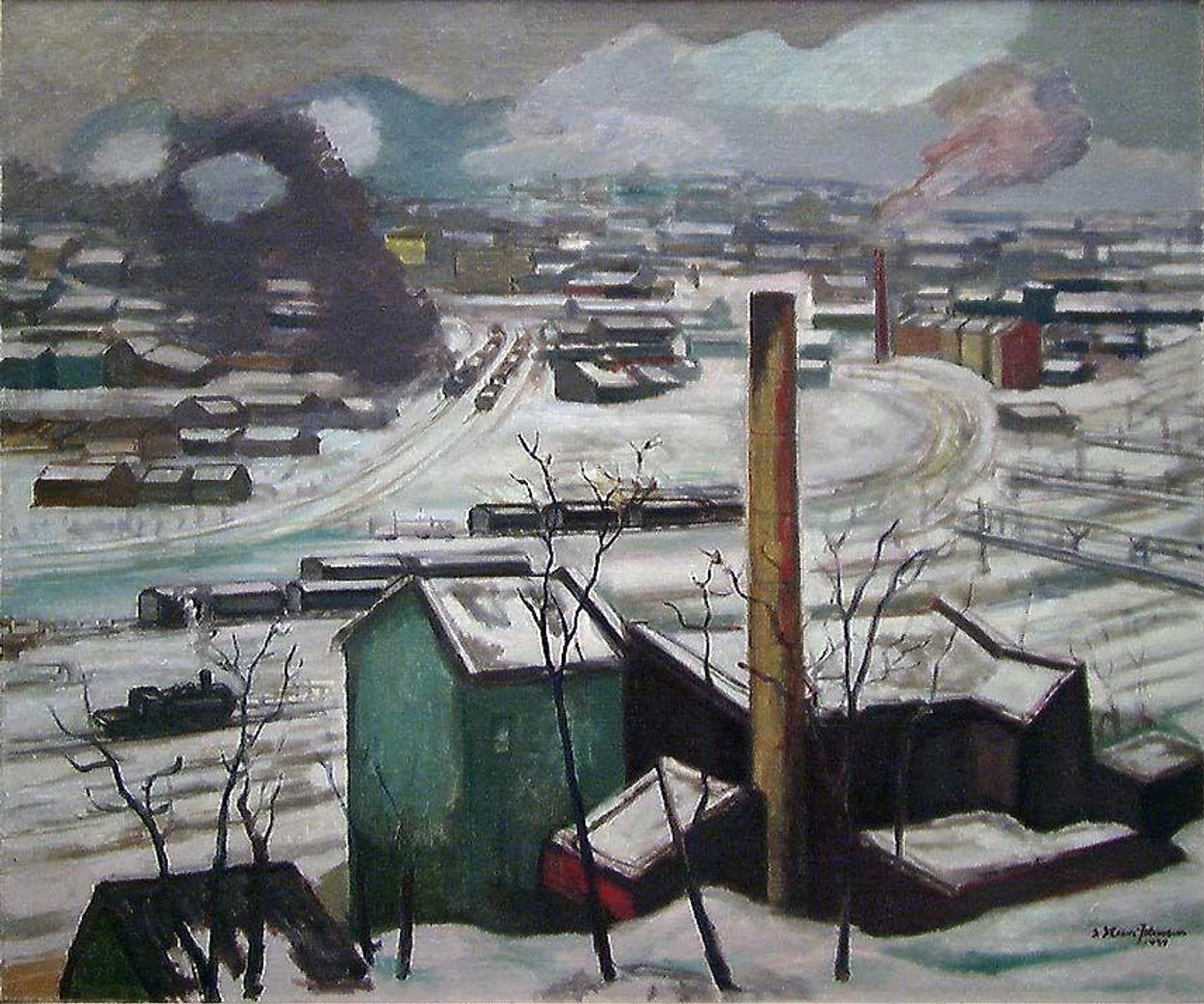 1939 Steen Johnsen Vinterdag Oslo