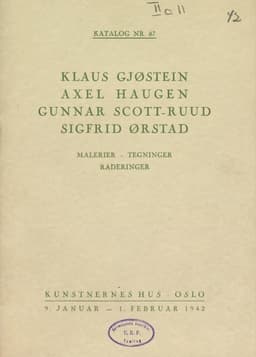 1942 Klaus Gjøstein m fl 1