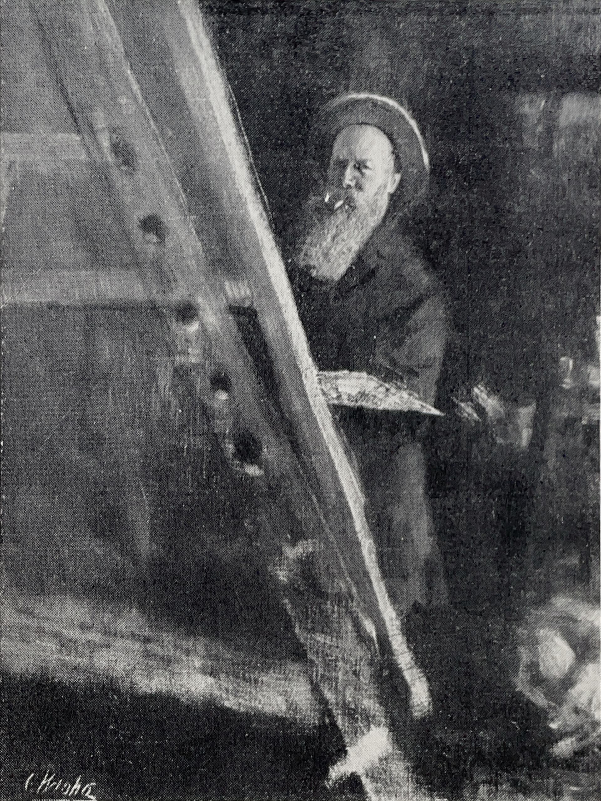 1952 Christian Krohg Maleri 2