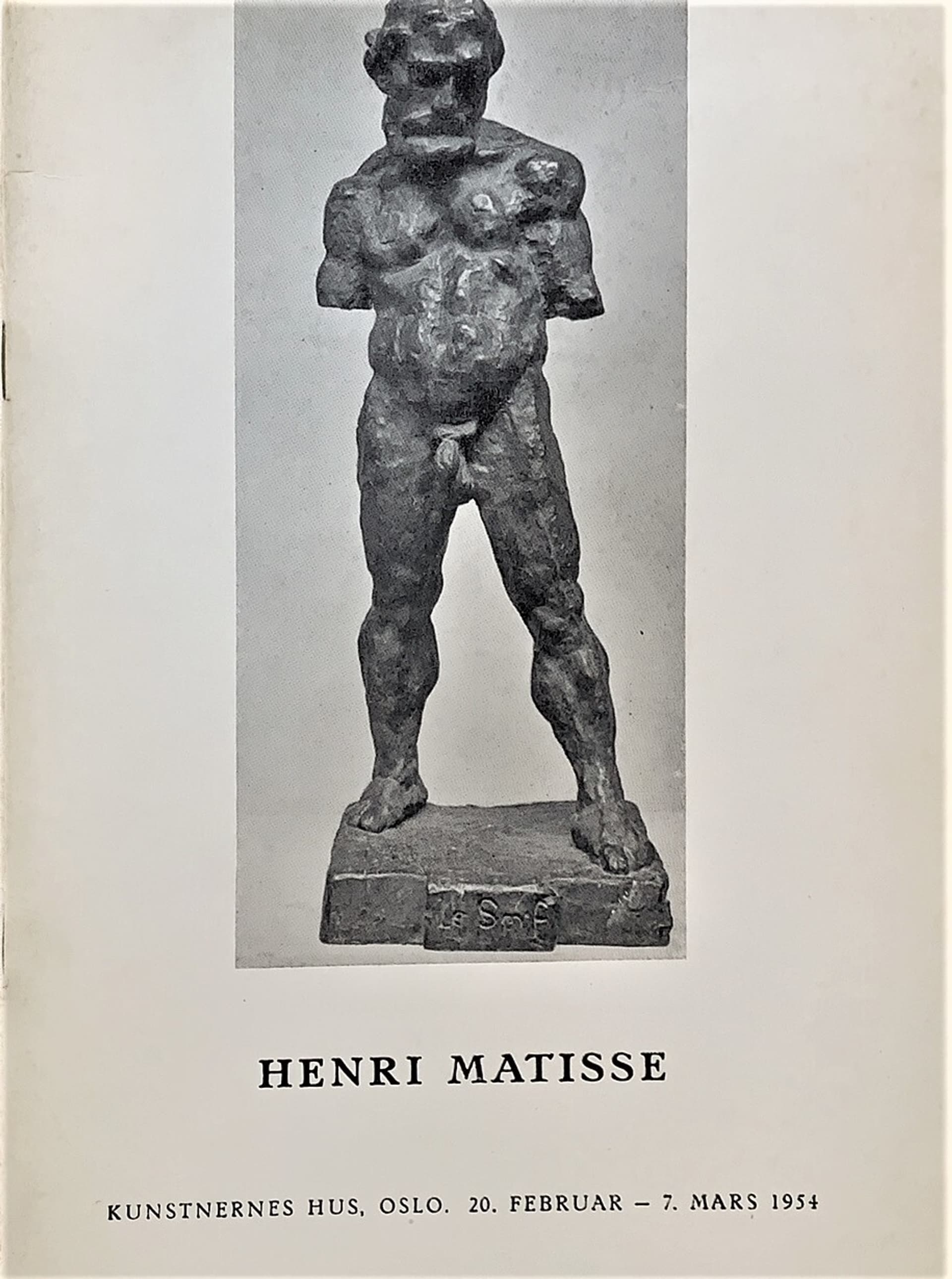 1954 Matisse katalog
