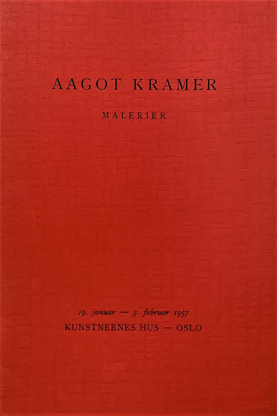 1957 Aagot Kramer