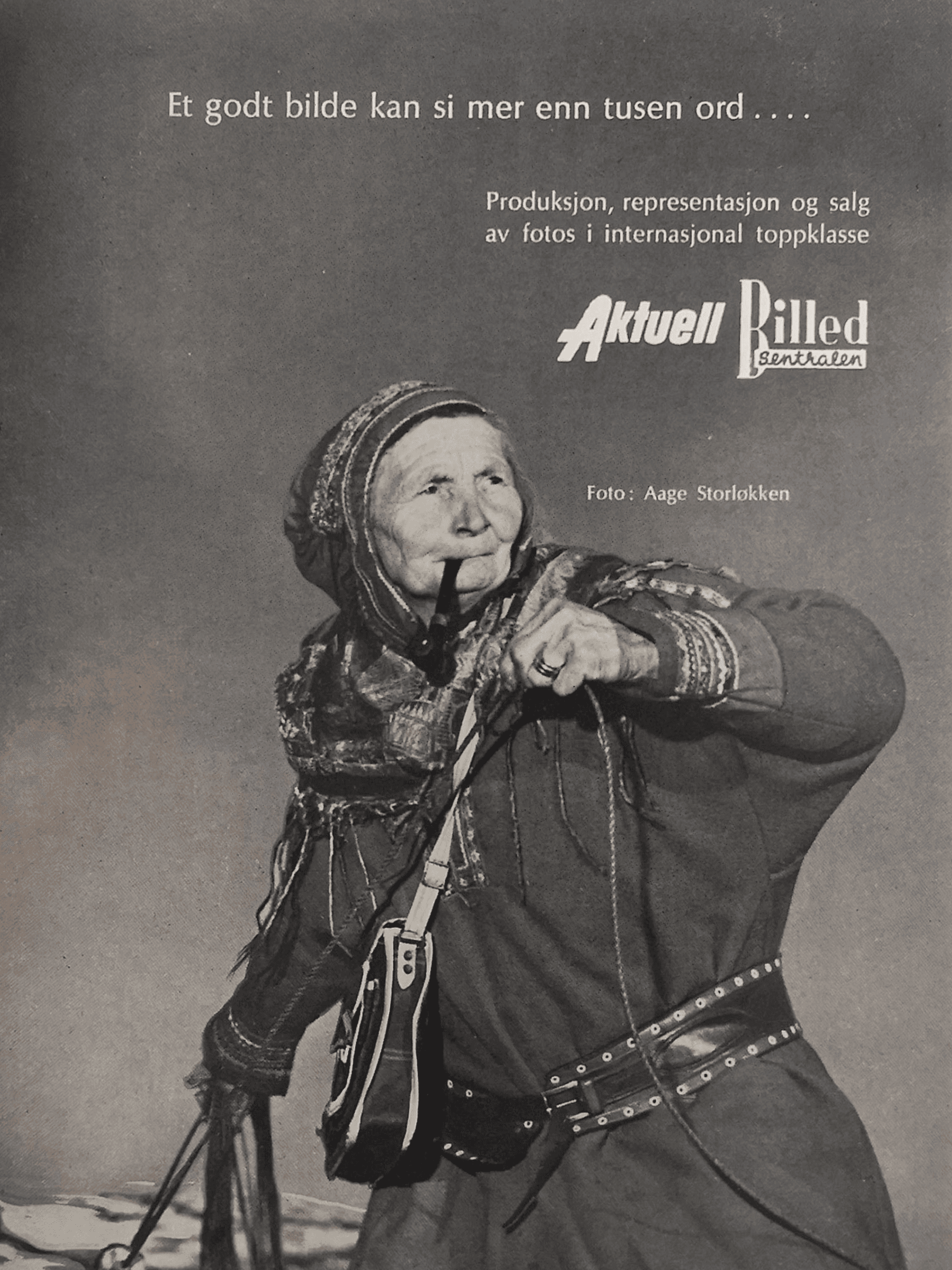 1963 I brennpunktet Aktuell Billedsentralen annonse Aage Storløkken