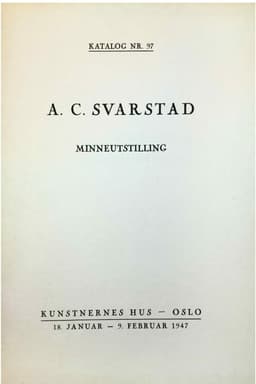 A C Svarstad 1947