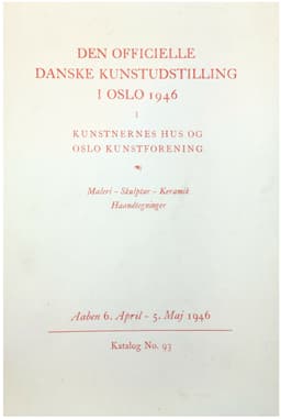 Den Officielle Danske Kunstudstilling April 1946