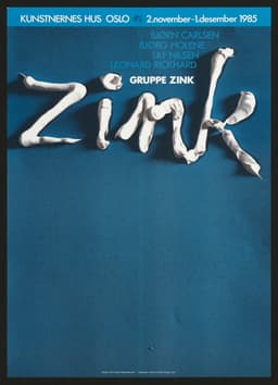 Gruppe Zink novdes1985 Plakat