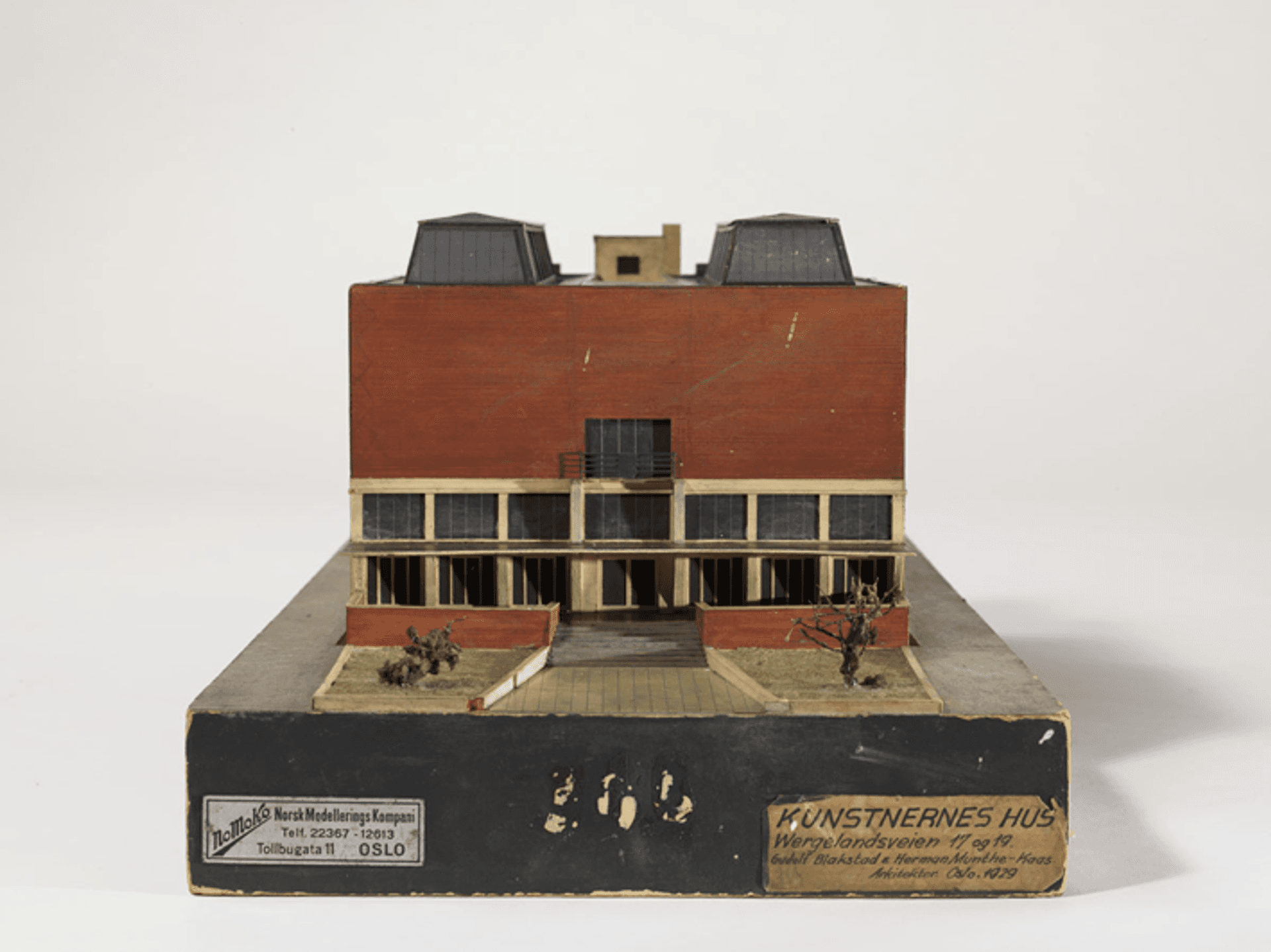 Modell av Kunstnernes Hus
