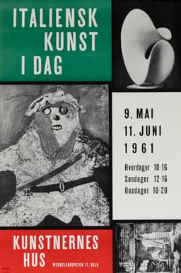 Italiensk Kunst Idag Mai Juni1961