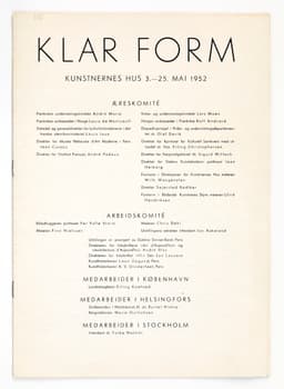 Klar Form Mai1952