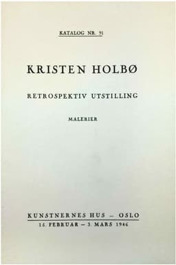 Kristen Holbø 1946