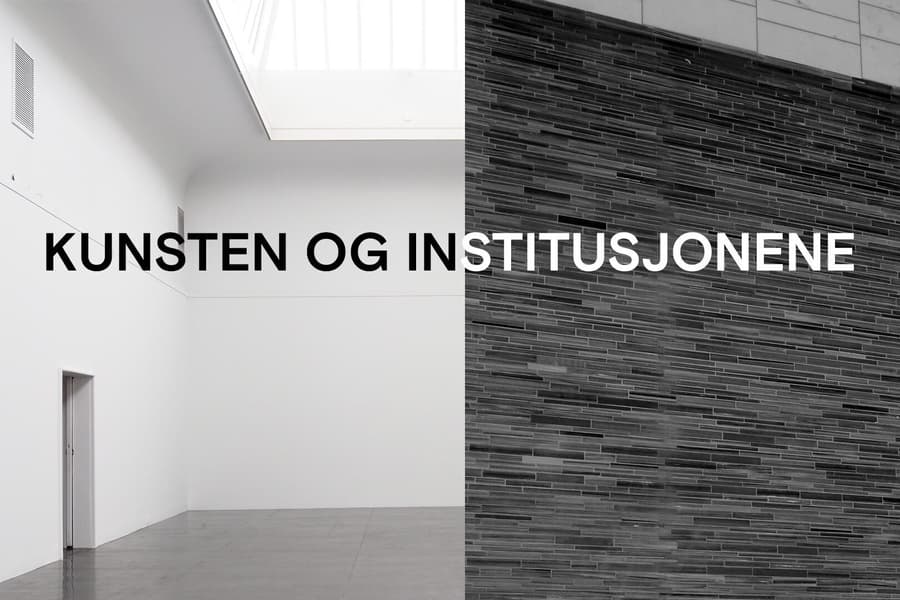 Kunsten og institusjonene event foto