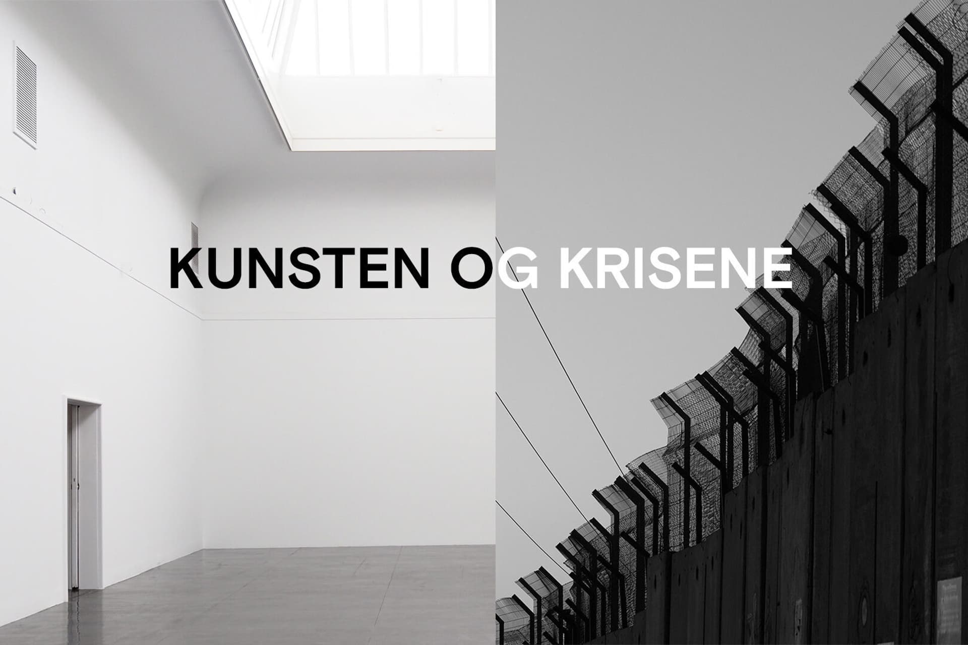 Kunsten og krisene event foto
