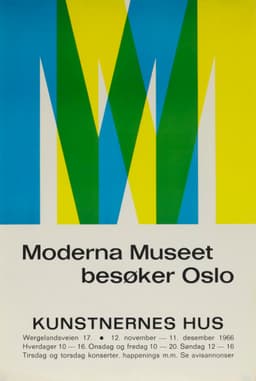 Moderna Museet Nov Des1966 plakat Storsveen