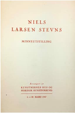 Niels Larsen Stevns 1947
