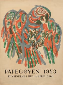 Papegøyen PLAKAT Apr Mai1953