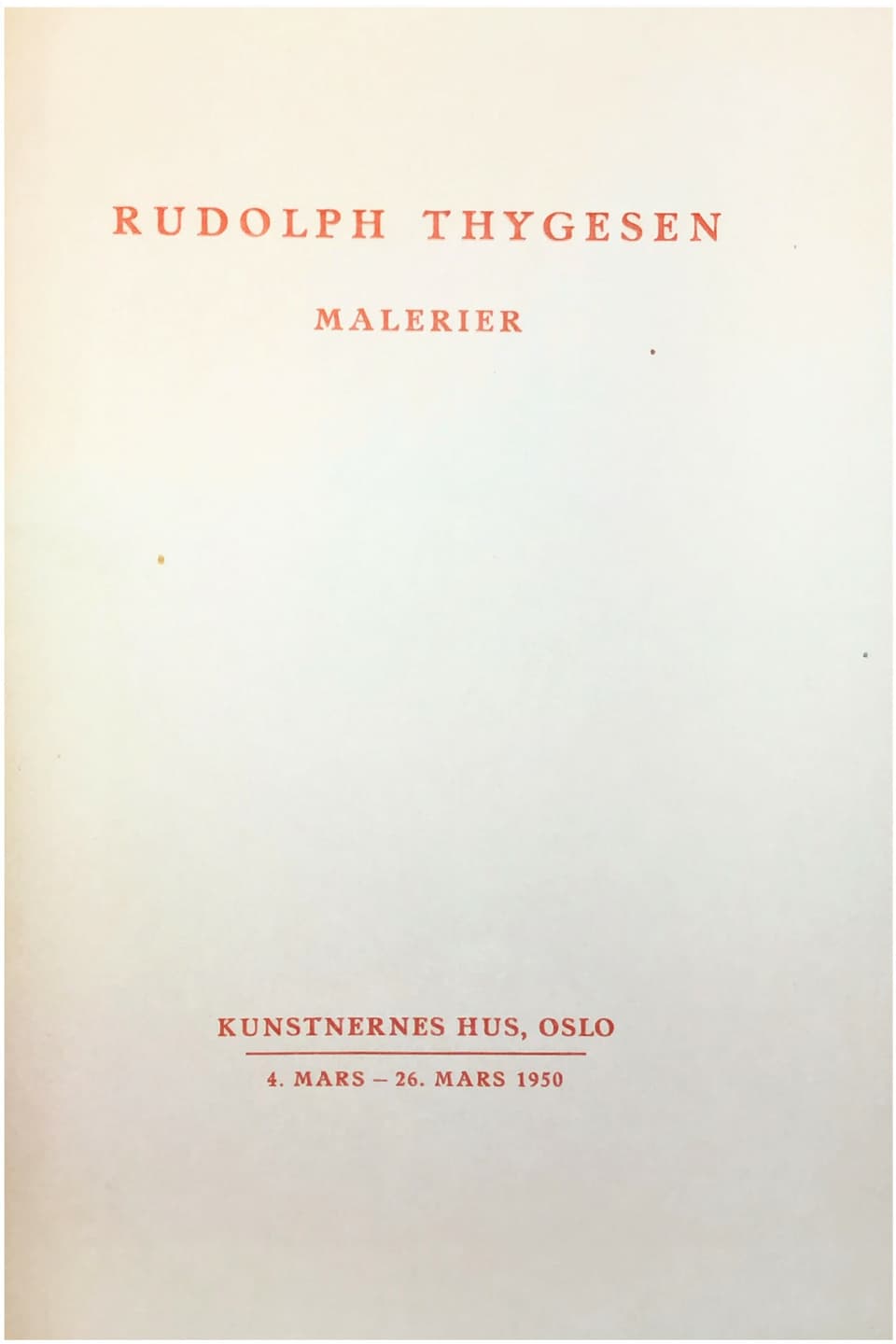 Rudolph Thygesen 1950