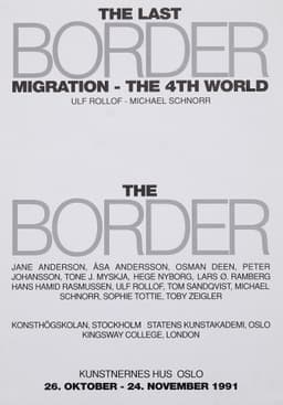 The Last Border PLAKA Tokt Nov1991