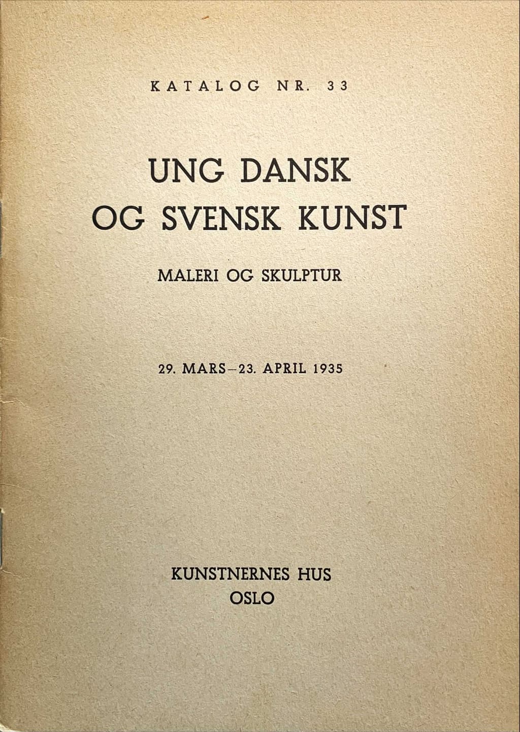 Ung Dansk og svensk kunst