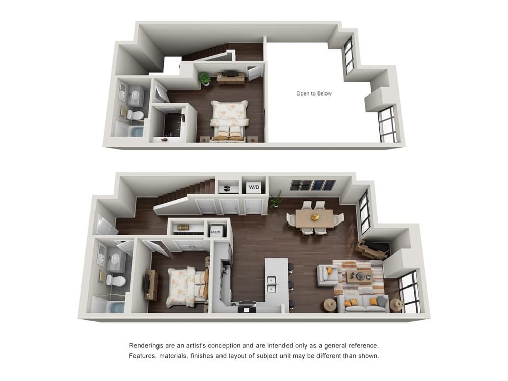 View 2 Bedroom details in a modal window