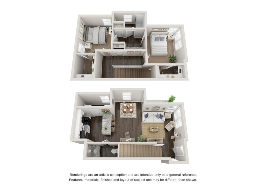 View 2 Bedroom details in a modal window