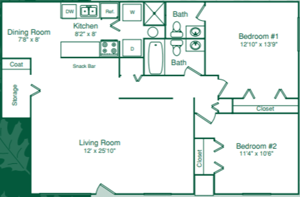 2 Bedroom