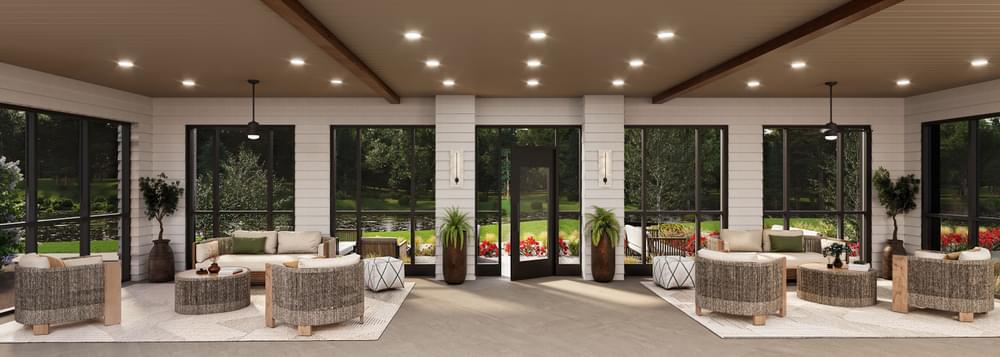 The Ensley 3-season porch rendering