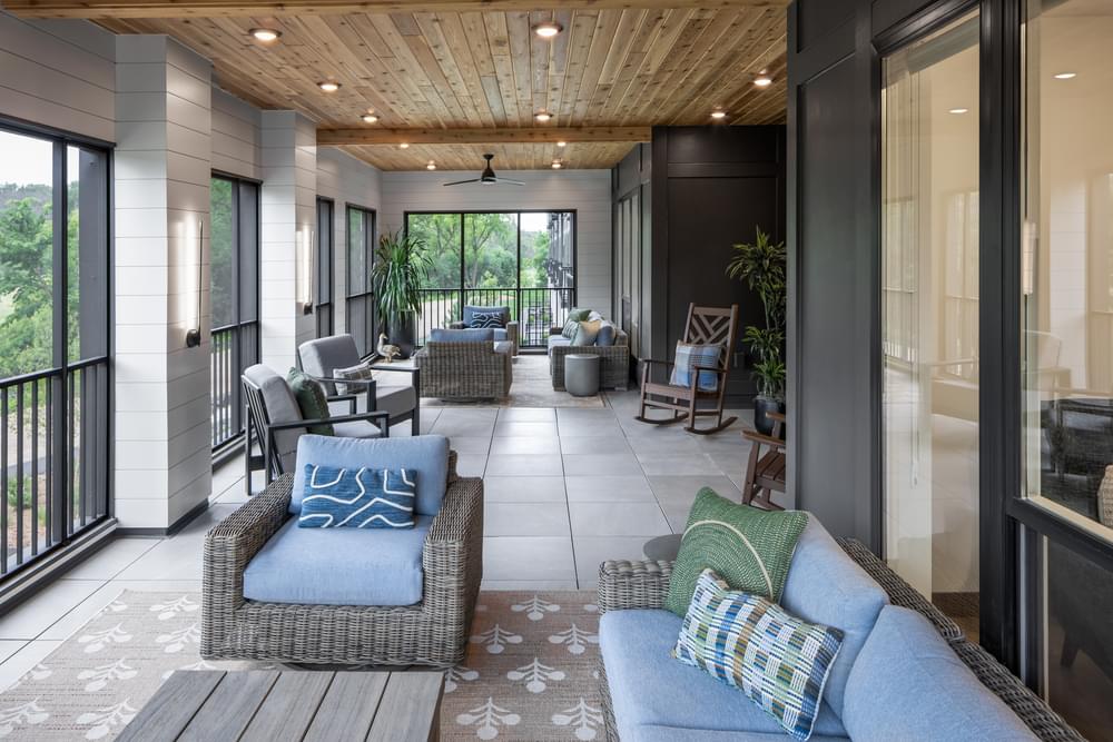 The Ensley 3-season porch rendering