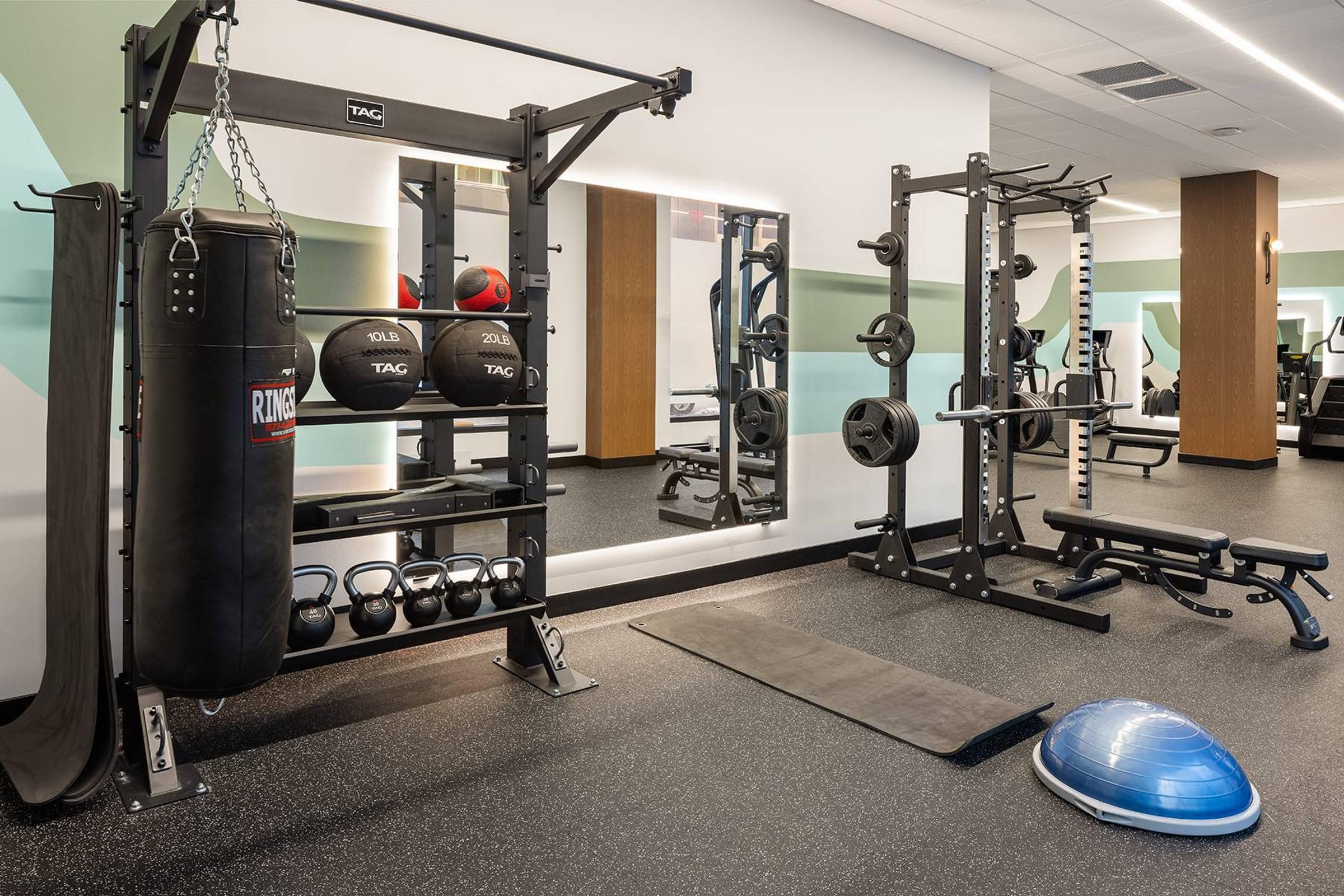 Illustration of Loft Apartments With A Gym