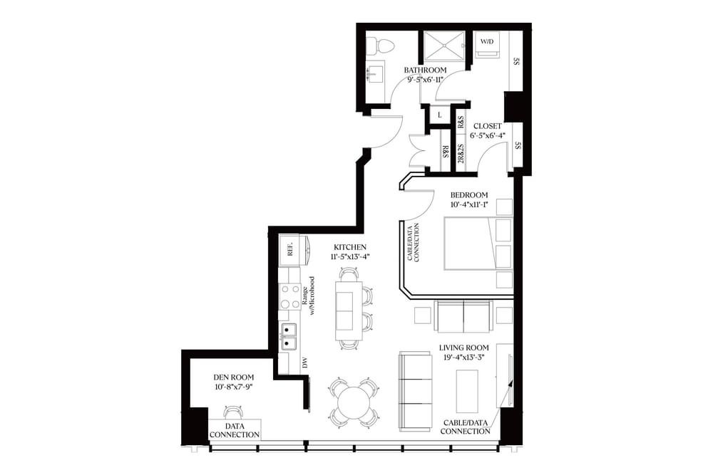 1 Bedroom + Den apartment