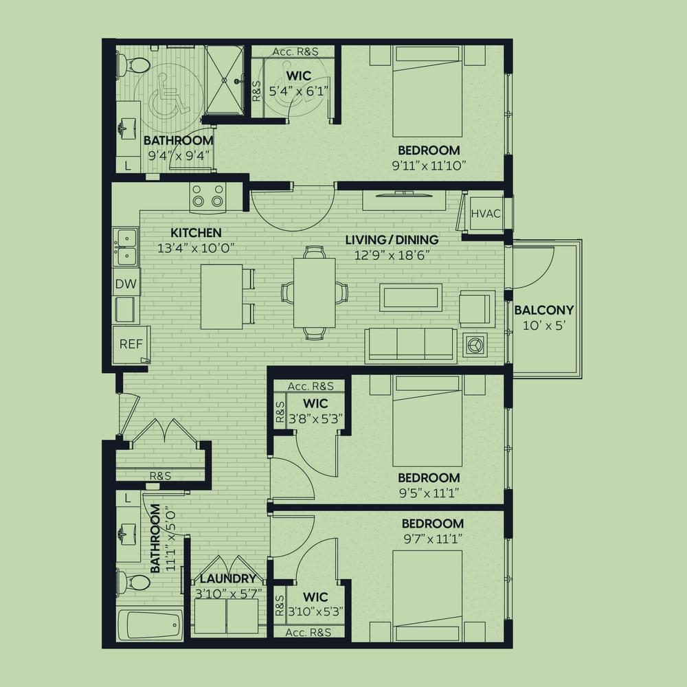 3 Bedroom