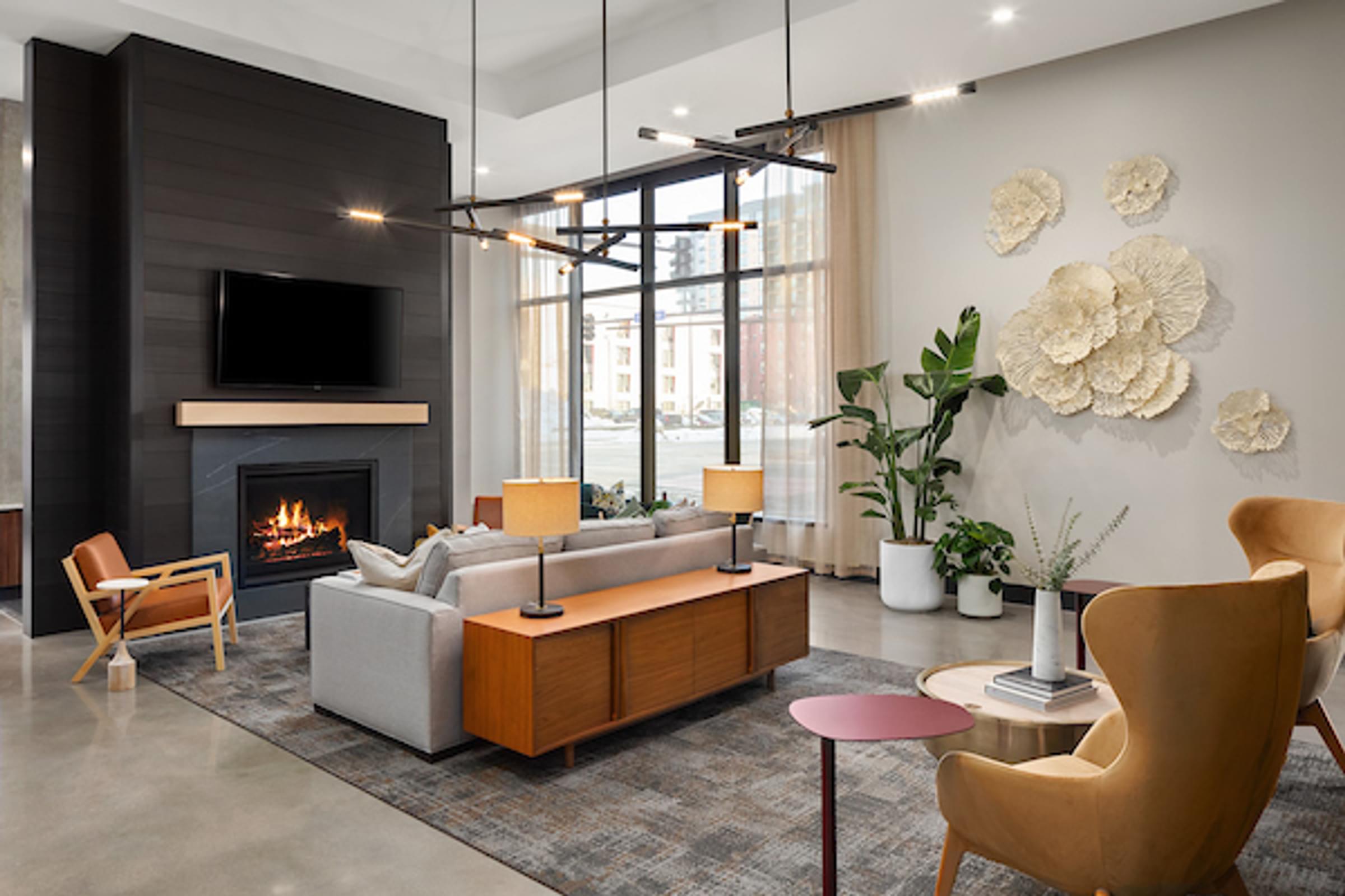 Illustration of Luxury Smart Apartments With Smart Local Pet Spas And Salons