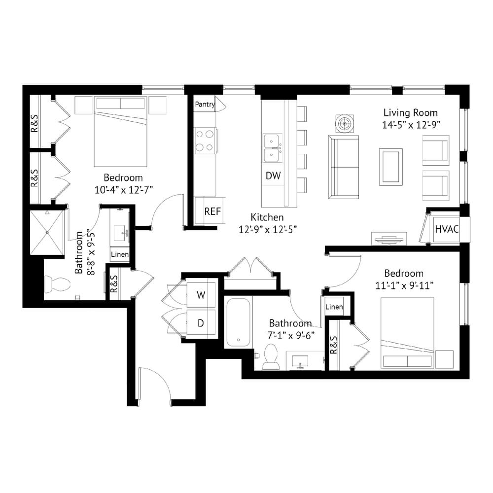 2 Bedroom